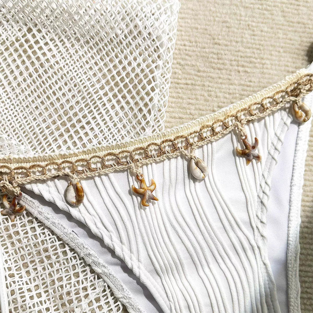 Swimwear- The Starfish 3 Pcs Set White